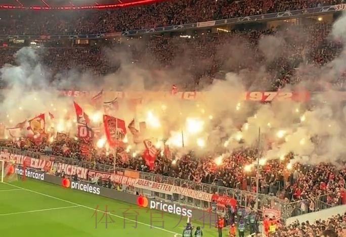 拜仁严惩烟火行为并关闭南看台,球迷俱乐部怒批极端球迷